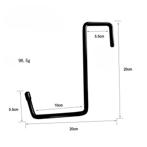 1/3/6/9Pcs S-Hooks Garage Hooks Heavy Duty Large No Drilling Required Ladder Bicycle Rafter Hanger Garden Organizer Tool