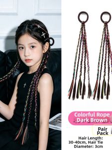 Hip-Hop Style Girls Fake Hair Braids