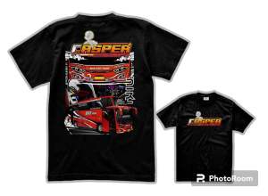 kaos bismania anak  dtf casper terbaru 1-12 tahun