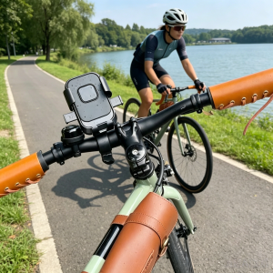 Shock Absorbing Bicycle Phone Mount