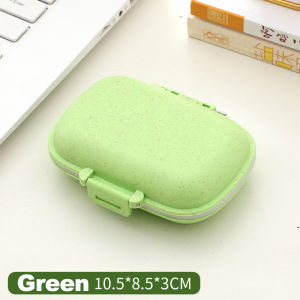 Portable Pill Case 8 Compartments Leak-Proof Travel Medicine Organizer Container For Tablets Travel Pill Box for Pocket Purse
