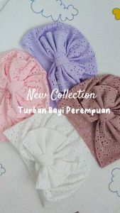 Bykiddos - Turban Bayi Perempuan / Bandana Bayi / Headband Topi Anak Perempuan