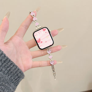 Huawei Fit4 Smart Watch Band Womens Sporty Chain Style Replacement Strap Fashionable Alloy Material Compatible with Fit3 Fit2 Fit1