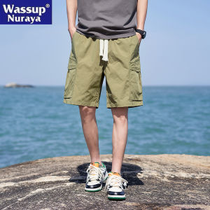 Quần Short Thể Thao Nhanh Khô Ice Silk WASSUP NURAYA Cho Nam Mùa Hè Thường Ngày Ngoài Trời Quần Short Rộng Rãi Năm Phần Quần Cạp Vừa