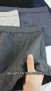 2 in 1 New Mens High Quality Cotton Boxer Brief