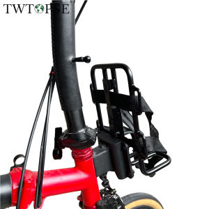 ที่จับกระเป๋าจักรยานสองด้านสำหรับจักรยานพับได้โบรมป์ตัน3หกสิบ PIKES อลูมิเนียมอัลลอยด์ที่ยึดชิ้นส่วนกรอบอุปกรณ์เสริม