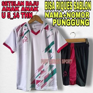 COD BAJU BOLA FUTSALL JERSEY ANAK 5-14 THN TERMURAH BERKUALITAS BISA REQUES SABLON NAMA NOMOR PUNGGUNG