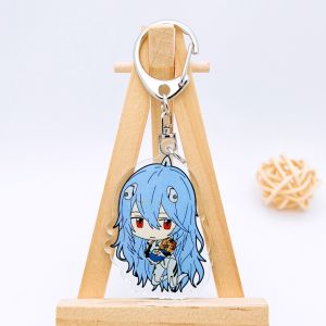 Buy 2 Get 1 Free EVA New Century Evangelion Acrylic Keychains Ling Bo Li Zhi Xun Pendant Ornament Cartoon Series