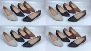 Giày Búp Bê Da Thật Đế Xuồng 5p Mũi Nhọn Morbido M204 - Da Bò Thật ÊM CHÂN