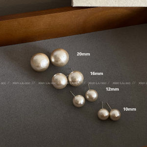 Elegant Cotton Pearl Womens Earrings Luxury Feel Fashionable Design Small Audience High-End Ear Jewelry Alloy/Silver/Gold