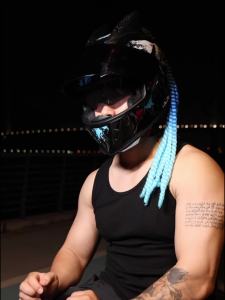 Motorcycle Helmet for Men and Women Full Face with Dual Visors Bluetooth Compatible All-Season Personalized