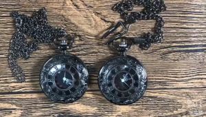 Jam Saku Antik Vintage Pocket Watch Quartz Necklace Pendant Jam Saku Antik Kuno
