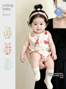 CAIYINGFANG | Summer Lightweight Breathable Cotton Bamboo Newborn Baby Girls Harries