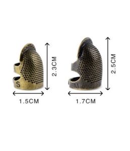 Đê tay bằng kim loại hàng xịn bảo vệ tay khi dùng kim may vá thêu làm handmade. Có 2 size để chọn lựa nhé