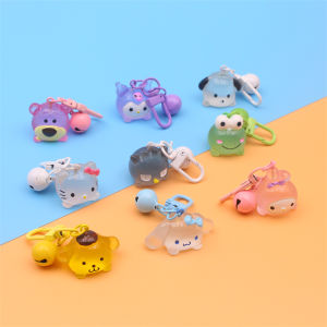 Đèn Pin Động Vật Hoạt Hình 3D Sáng Tạo DIY Thủ Công Móc Khóa Túi Sách Đèn Pin Gắn Trên Xe Hơi