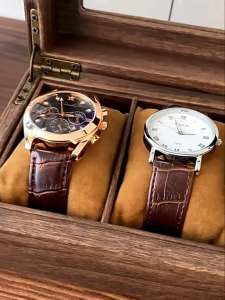 🇸🇬 ReadyStock - Watch Storage Box 2/3/6 Slot Watch Box PU Leather Soft Cushions Watch Jewelry Organizer Display Box Case Protable Travel Watch Case Storage手表盒