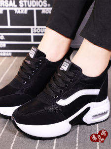 Giày Thể Thao Đế Dày Tăng Chiều Cao Cho Nữ Giày Lười Đế Cao Gót Du Lịch Thường Ngày Giày Đế Xuồng Đế PU Giày Đế Lưới