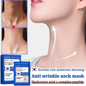 Original Collagen Neck Mask 10Pcs/box Neck Firming Mask Fade Neck Lines Anti Aging Anti Wrinkle Firming Neck Brightening Moisturizing Neck Skin Care