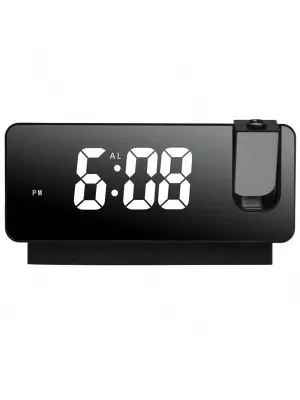 Multi-function Projection Electronic Clock Luminous Silent Alarm Clock Student Bedside Table Clock Home Desktop Decoration