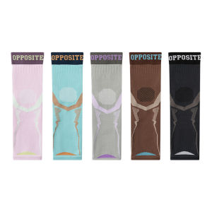 JINGCHI | Womens Compression Leg Sleeve Socks Running Fitness Sport Pressure Slimming Calf Length Stockings Professional Exercise Gear