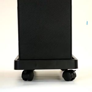 360 Rotating CPU holder PC holder Computer Case with Holder Desktop Tower Cart CPU Storage Stand PC Base With Wheels