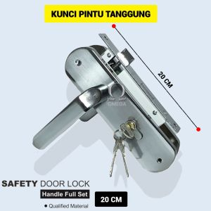 Handle set kunci pintu tanggung 20 CM