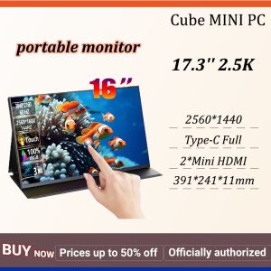 16inch 1080P e-sports 60Hz portable monitor 1920*1200 touch Gaming Monitor for computer mobile phone PS4 game expansion