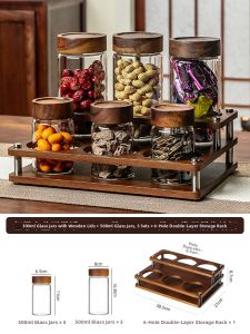 CRISTALGLASS | With Lid Divided Compartment Sealable Can