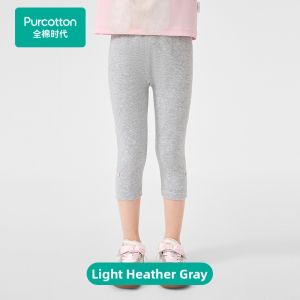 Purcotton | Antibacterial Breathable Cotton Pants Summer Girls Leggings