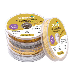 0.3/0.38/0.5/0.6mm Korea Color Preserving 304 Stainless Steel Wire Jewelry Line For Pearl Necklace Bracelet DIY Jewelry Making Accessories