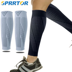 1Pair Calf Compression Sleeves for Men WomenFootless Compression Socks Support for Varicose VeinsRunningLeg Sleeve Brace