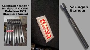 Saringan Knalpot Standar RX KING Pabrikan / Produksi RC3 (Racing Tiga Suara) Suara Garing Gahar