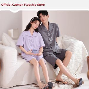 MiiOW | Couple Cotton Summer Cartoon Pajamas