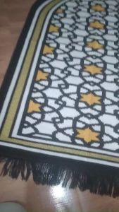 SAJADAH BELUDRU TERBARU/MODE KUBAH BINTANG/UKURAN 70X110/NEW BLACK EDITION/