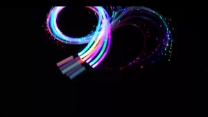 Light Up Pixel Whip for Party & Dance 360° Swivel Super Bright LED Flow Toy Fiber Optic Rope for Performances & Festivals