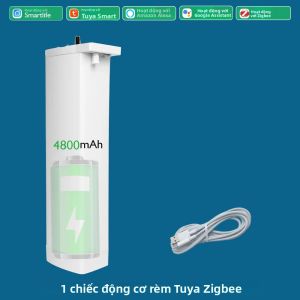 Động Cơ Rèm Thông Minh Chạy Bằng Pin Tuya Zigbee Rèm Điện Tự Động Không Dây Có Dây Có Điều Khiển Từ Xa Cho Ứng Dụng Alexa Và Smartlife