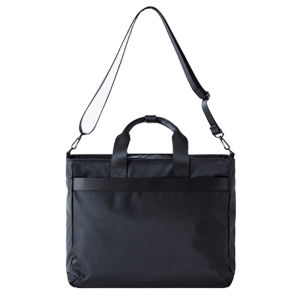 original Korean Nylon Document Bag for Men and Women Large Capacity Business Casual Crossbody S Satchel with Zipper Closure