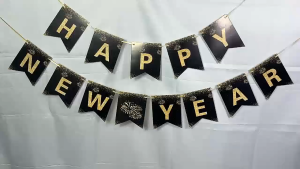2026 New Year Happy New Year Banner Spiral Decoration New Year Parties Household Christmas Gifts