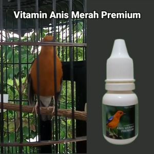 Vitamin Burung Anis Merah Premium Gacor Teler Buka Isian
