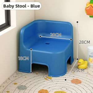 ZHUSHANXIA | Durable Thick Plastic Bathing Stool for Children
