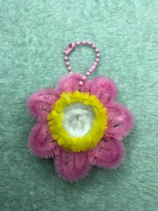 Gantungan Tas Sunflower | Kawat Bulu | Keychain Lucu