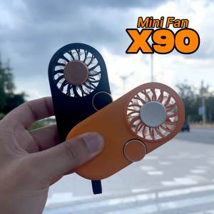 Gadguru Mini Portable Handheld Fan USB Rechargeable Adjustable Pocket Fan for Outdoor Camping Travel Home Office