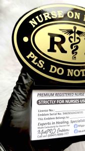 Nurse on Board RN on Duty Emblems
