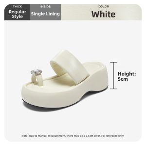 Agsdon | Decorative Crystal Slip-on Women Sandals