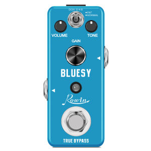ROWIN LEF-321 Bluesy Blues Overdrive Guitar Effect Pedal Aluminum Alloy Shell True Bypass Guitar Parts & Accessories