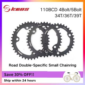 KEOS Compact Repair Chainring 110BCD for Road Bikes - Designed for Shimano 105 Ultegra & Dura-Ace Dual Chainrings