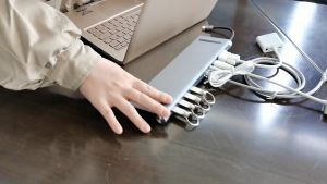 DQRGO [SG Stock] USB C Hub to HDMI-Compatible VGA Adapter Hub with 4K 1080P Super Speed Multi USB 3.0 Adapter 4 5 6 8 11 in 1 Type C HUB for Laptop MacBook PC Computer Accessories