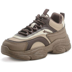 Mom Shoes 2025 Spring Autumn Popular Womens Thick Bottom Lightweight Anti-slip Casual Shoes Versatile Fashionable Niche Sports Shoes