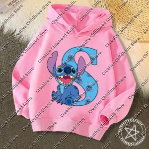 Mesuca | Kawaii Children Hoodies Letter ABCD Fashion Pullover Sweatshirt Anime Manga Cartoons Girls Boy Kids Casual Clothes Tops