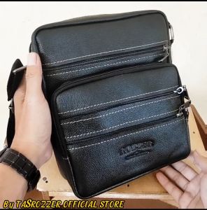 Tas pria kulit sapi super 100% banyak saku
